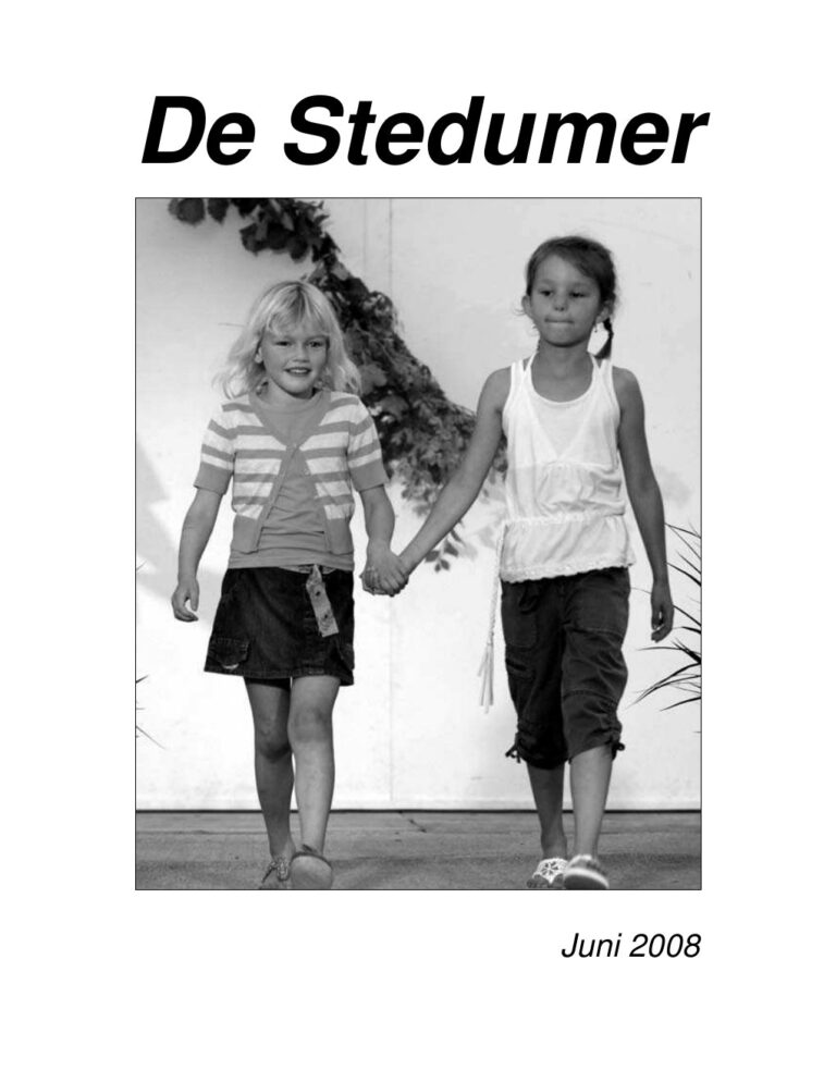 De Stedumer – Juni 2008
