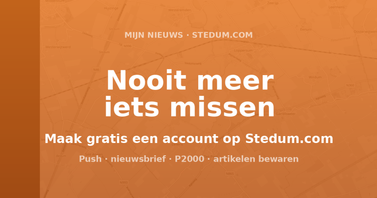 Nooit meer iets missen: dit kun je met een (gratis) account op Stedum.com